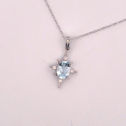 Aquamarine S925 Necklace