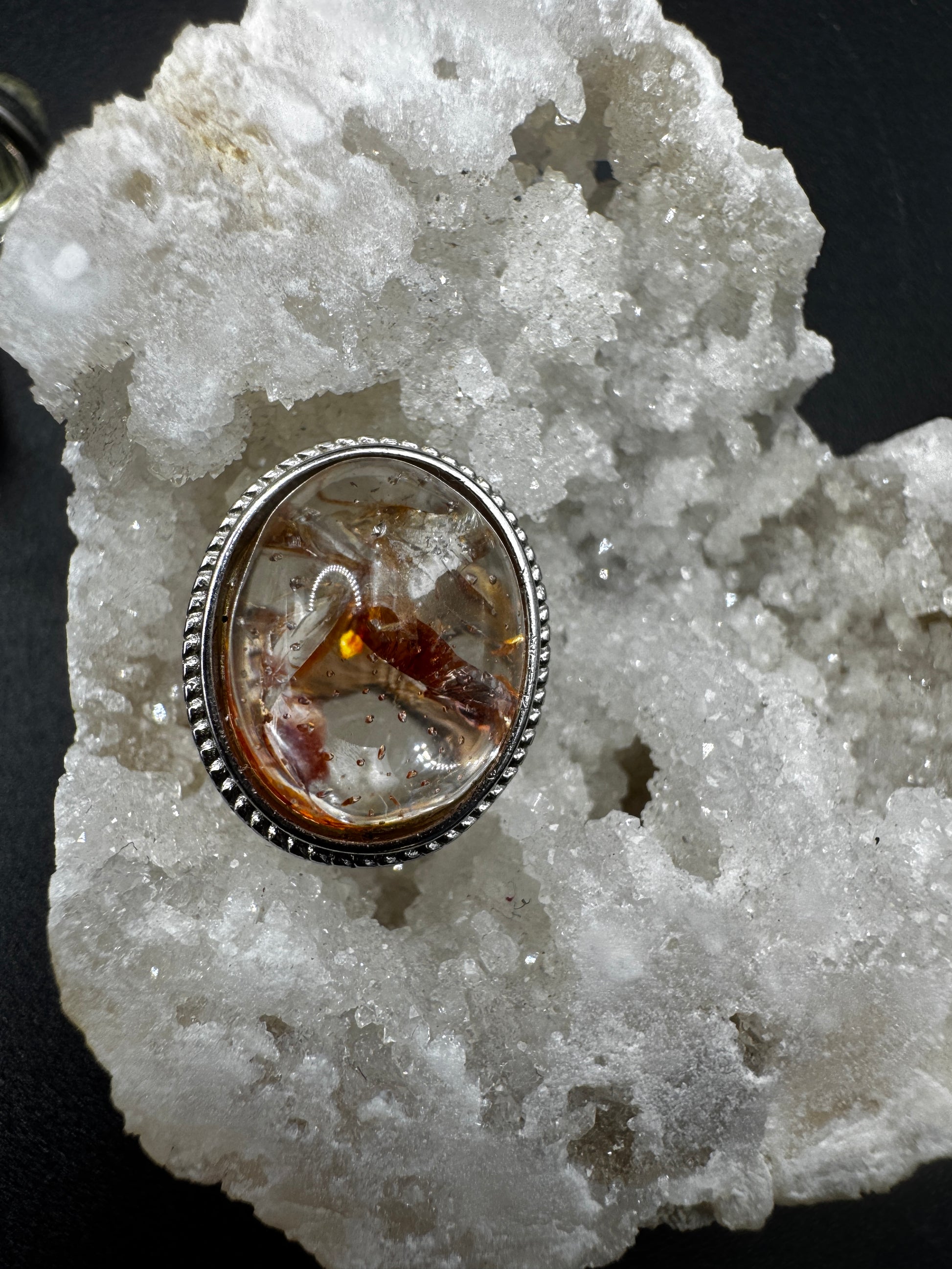 Fire Quartz Necklace