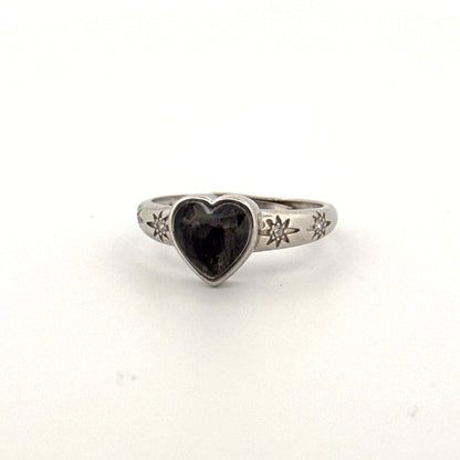Muonionalusta Heart S925 Adjustable Ring