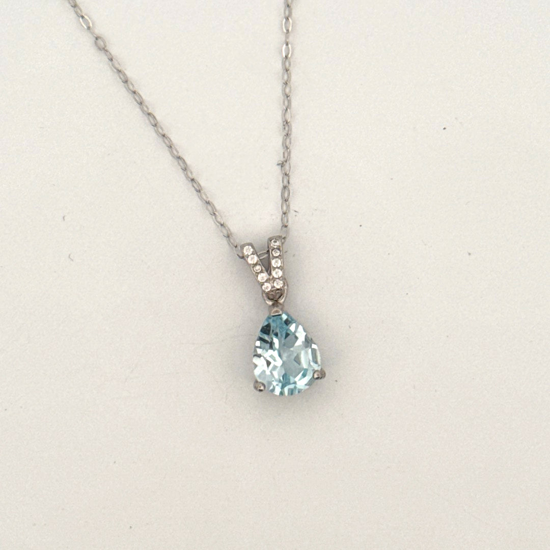 Aquamarine S925 Necklace