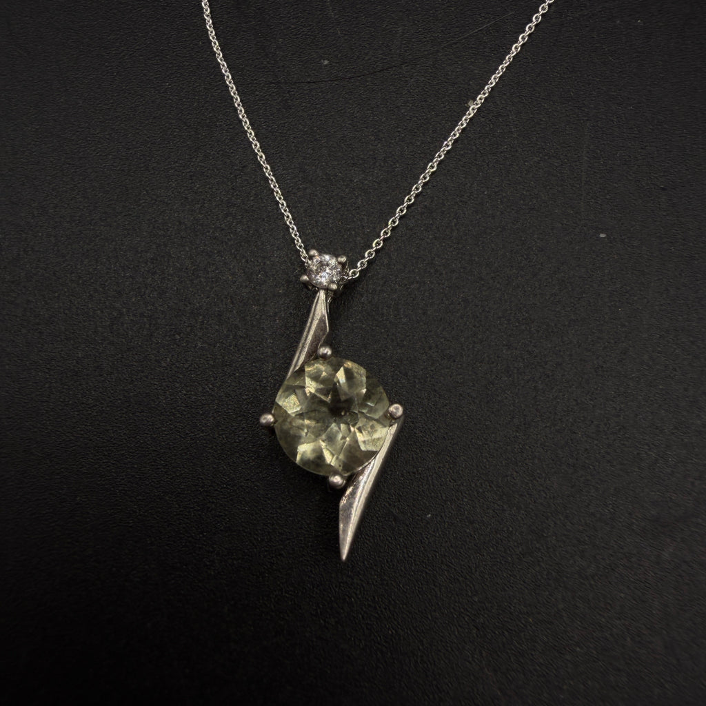 Libyan Desert Glass S925 Certified Necklace