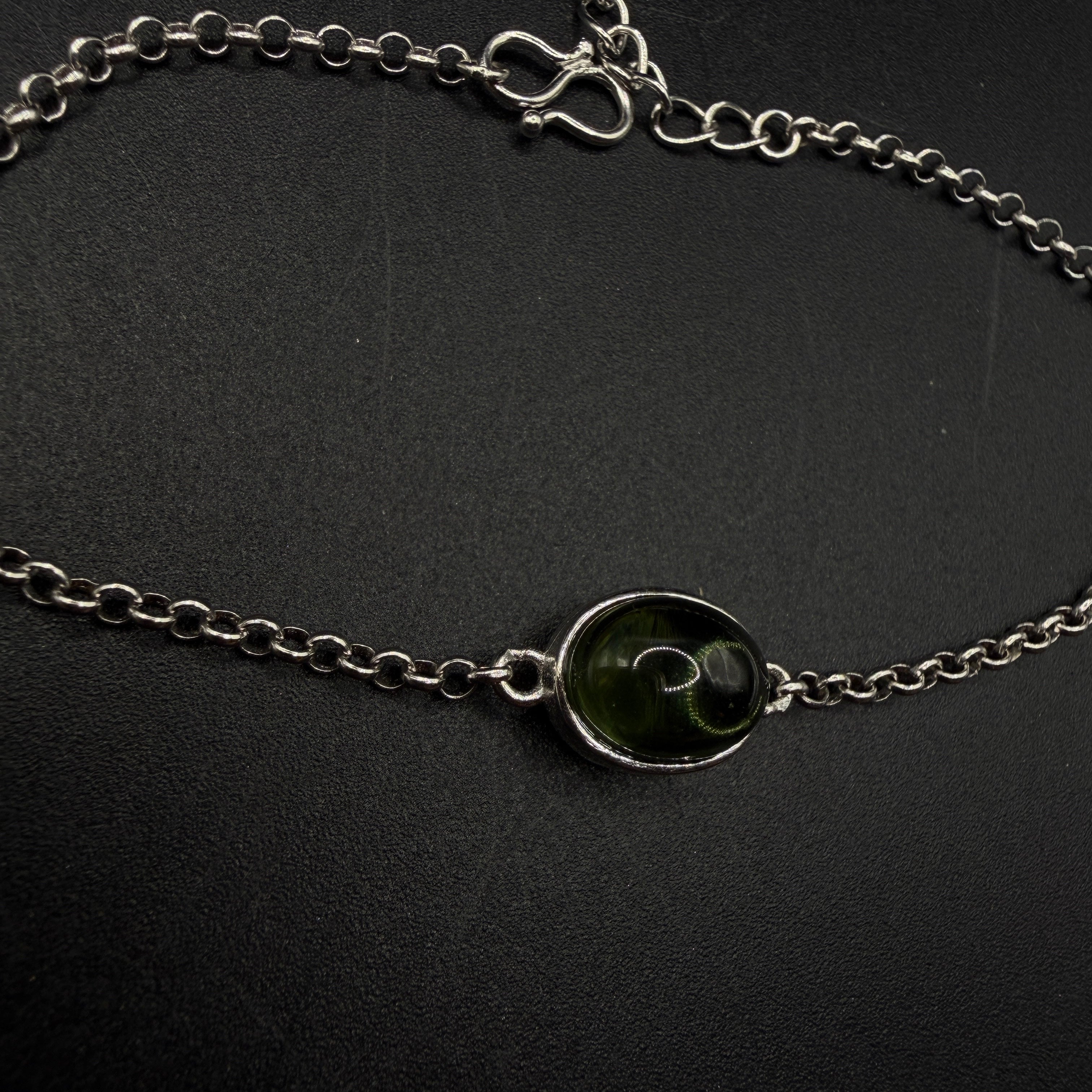 Moldavite S925 Certified Bracelet