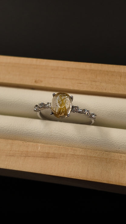 Golden Healer S925 Adjustable Ring