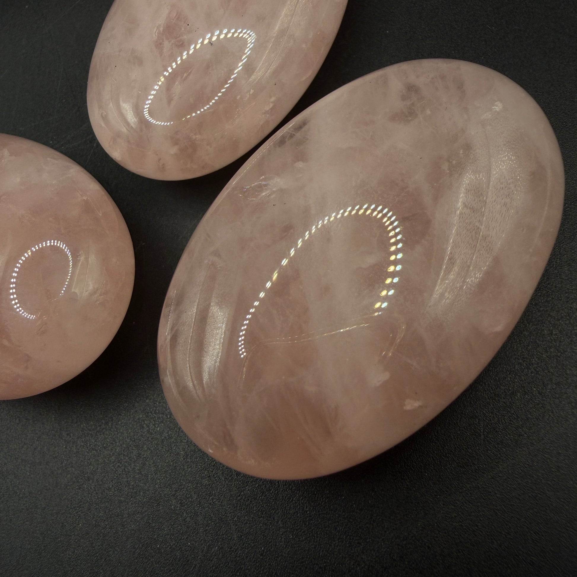 Rose Quartz Palm Stone