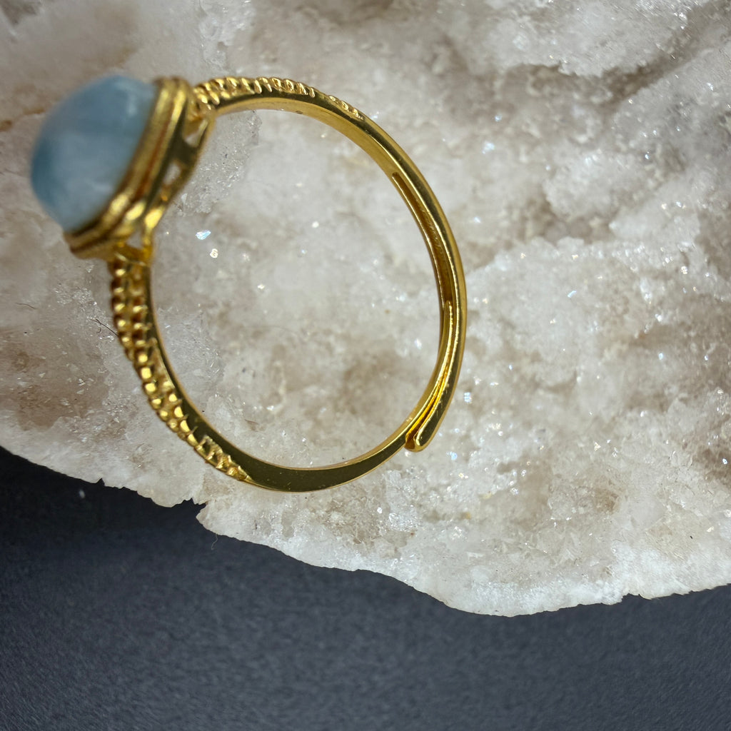 Larimar S925 Adjustable Ring