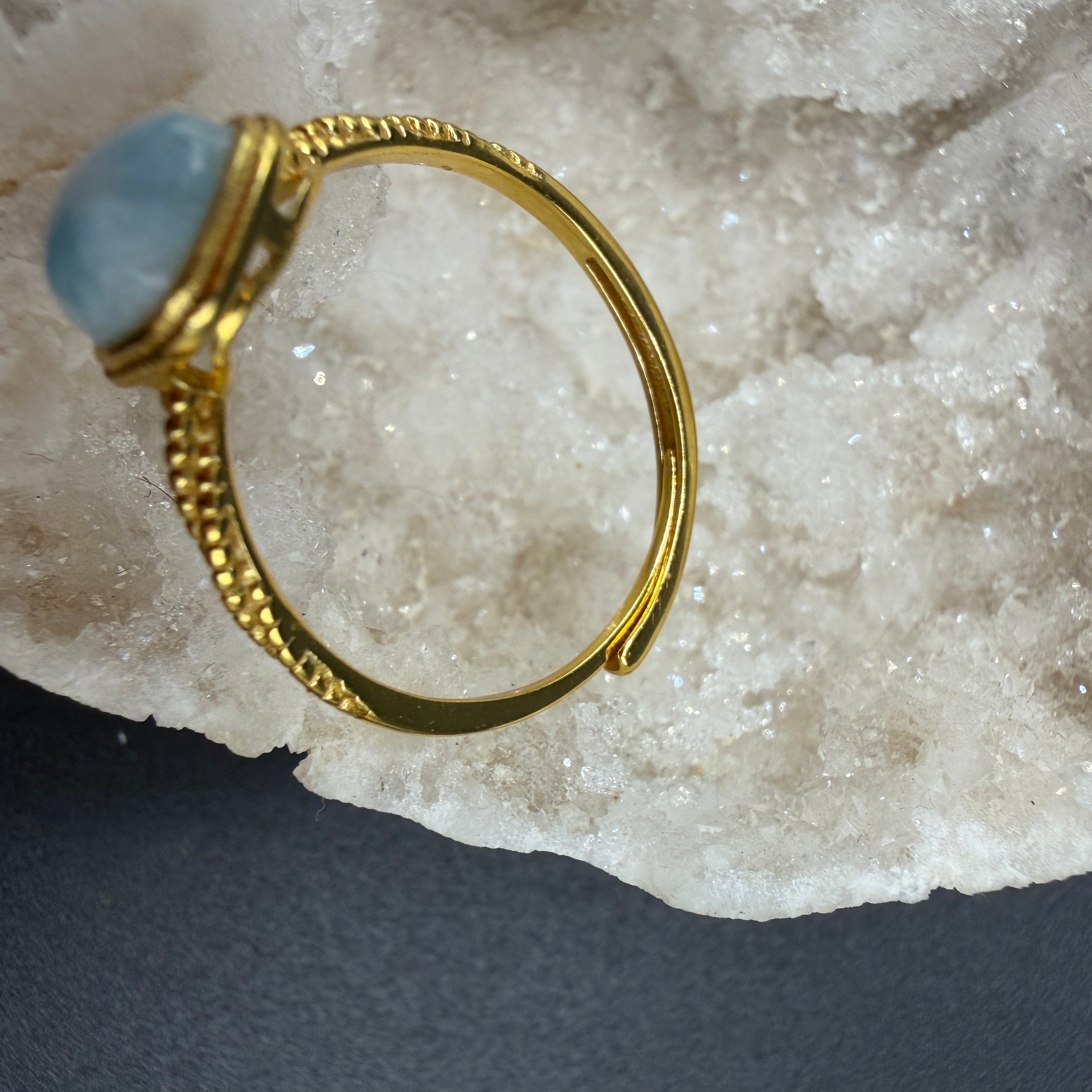 Larimar S925 Adjustable Ring