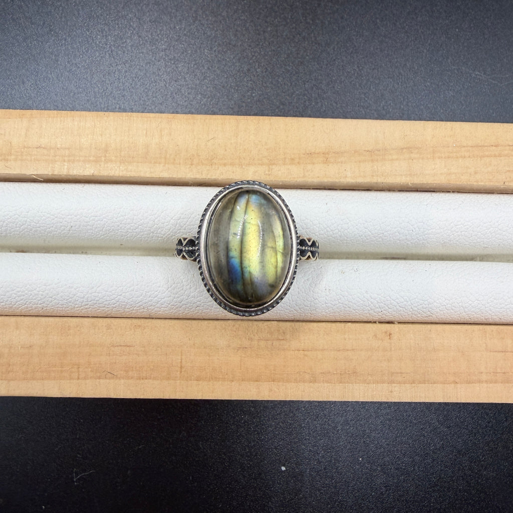 Labradorite S925 Adjustable Ring