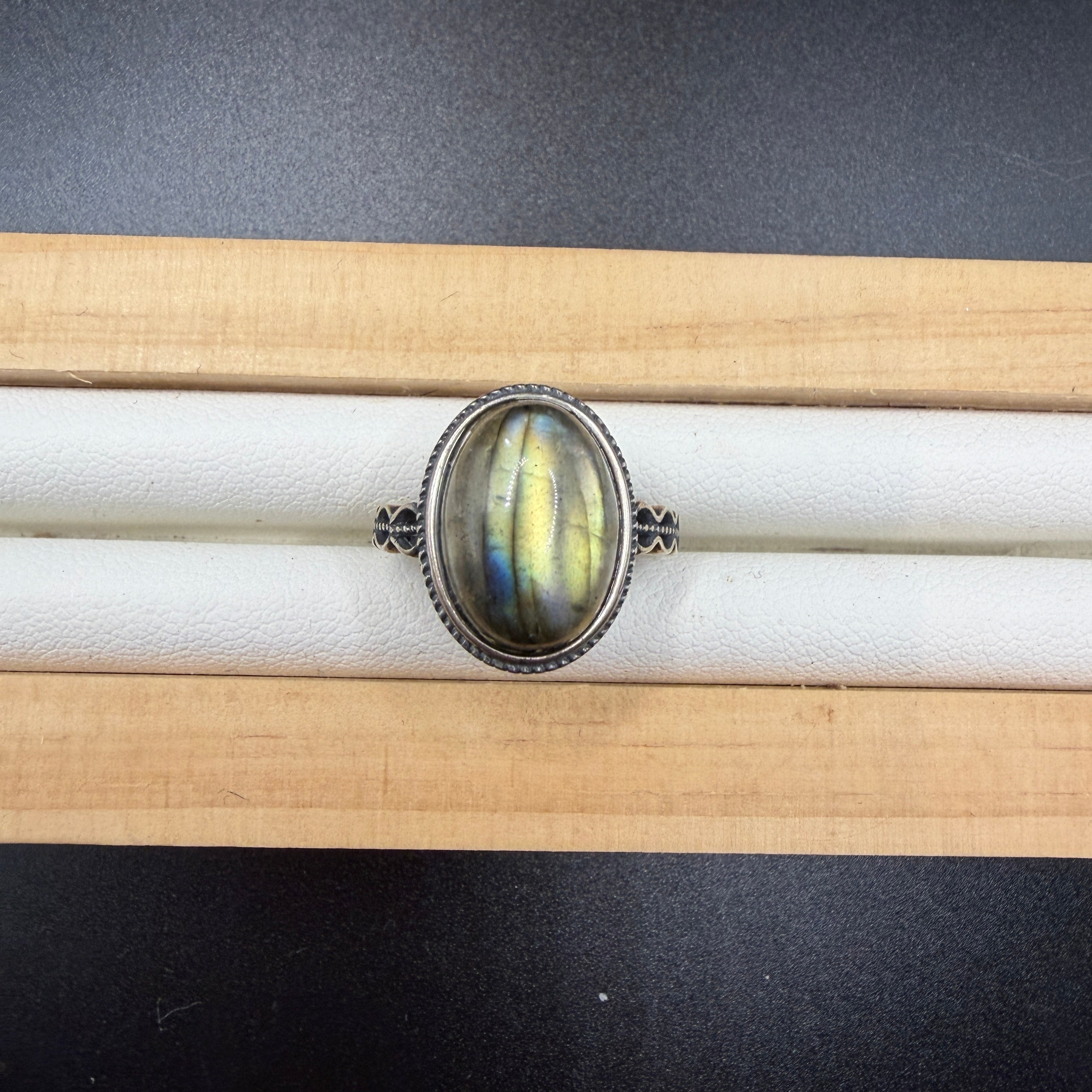Labradorite S925 Adjustable Ring