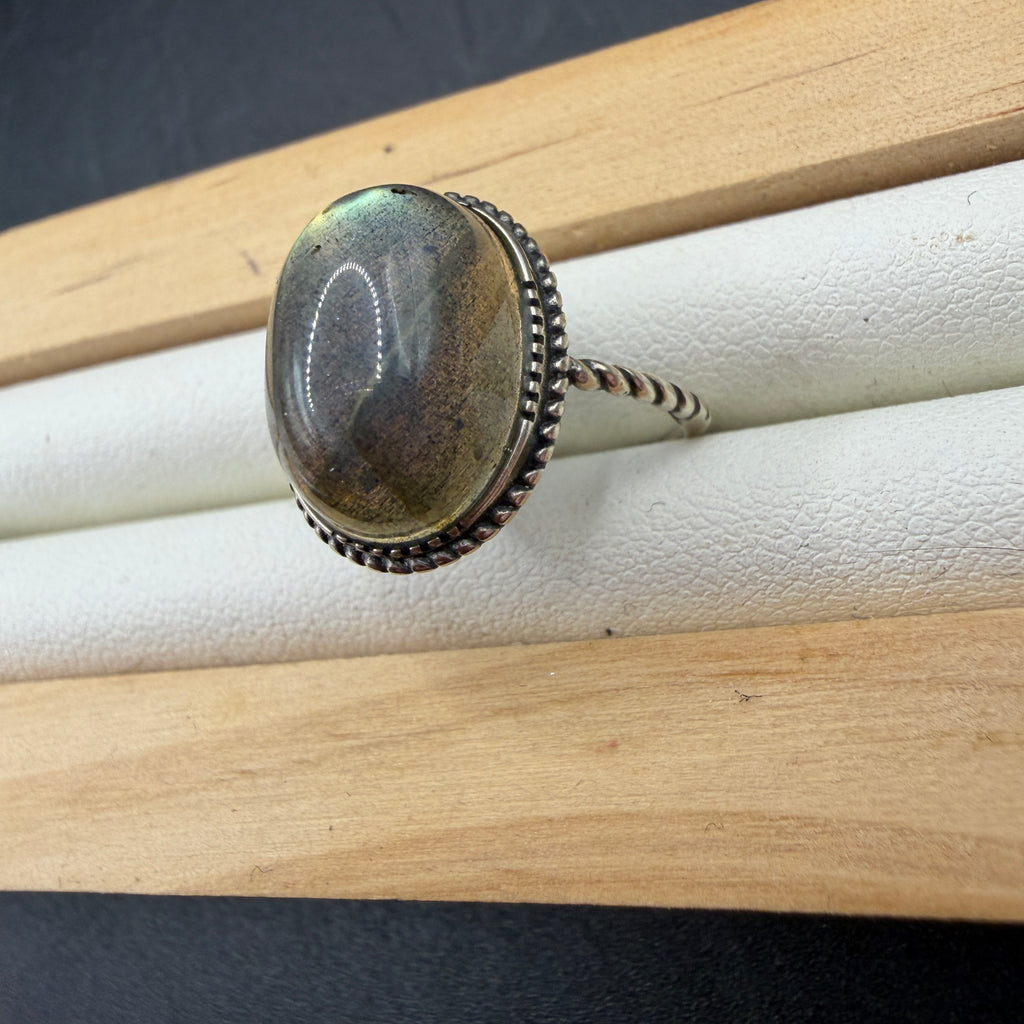 Labradorite S925 Adjustable Ring