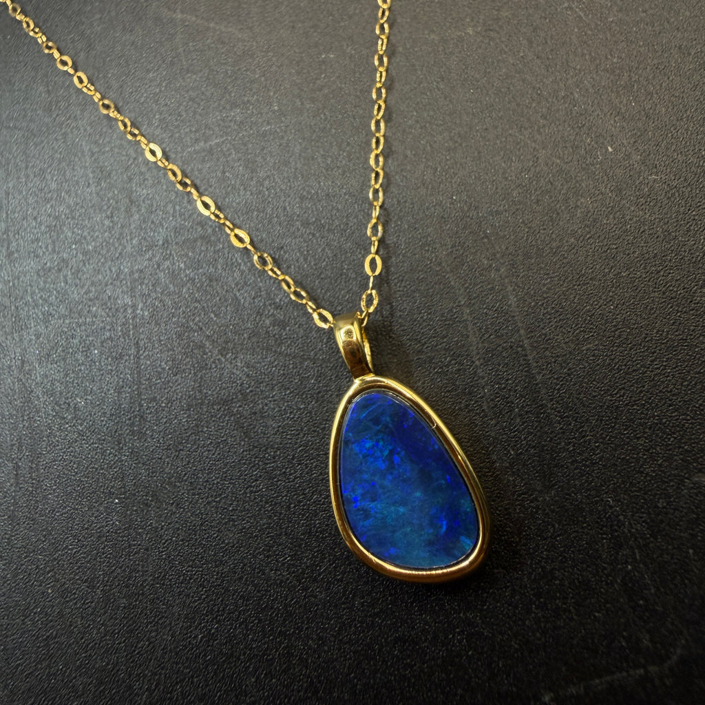 Australian Boulder Opal S925 Necklace