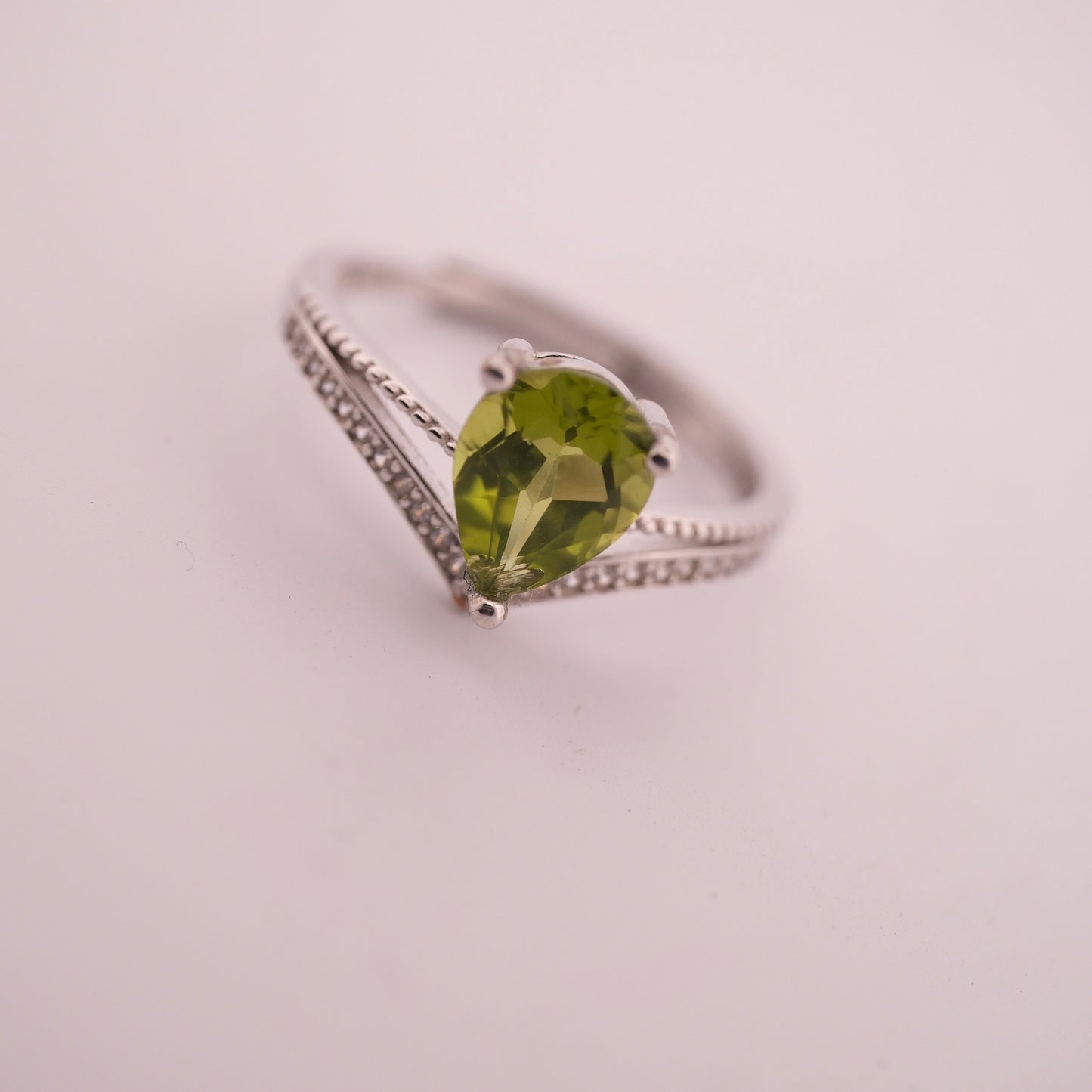 Peridot S915 Adjustable Ring