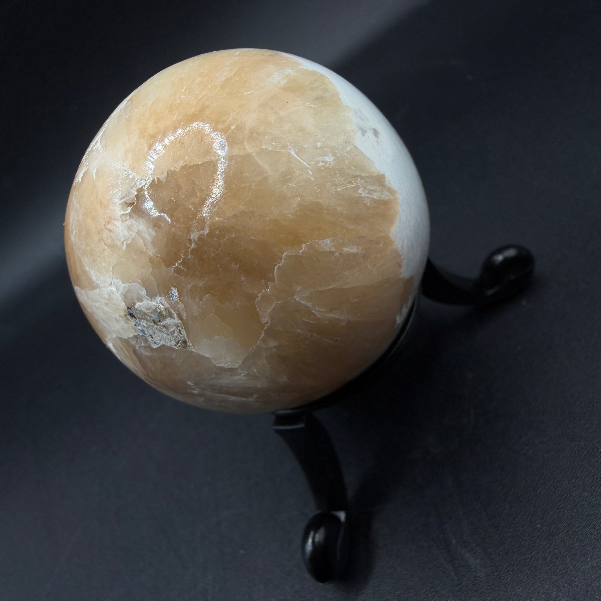 Scolocite Stilbite Sphere Dx13.5cm