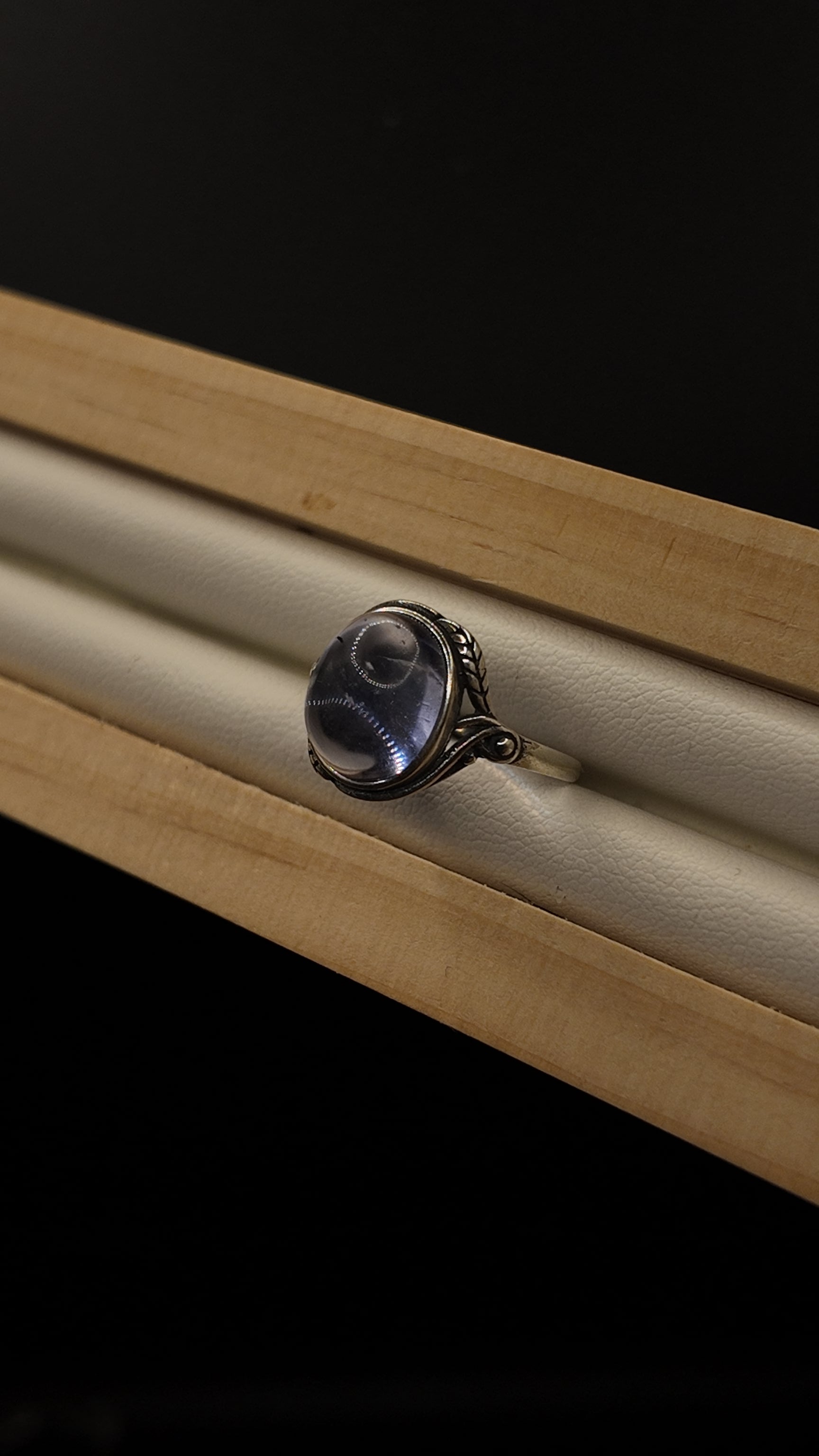 Fluorite S925 Adjustable Ring