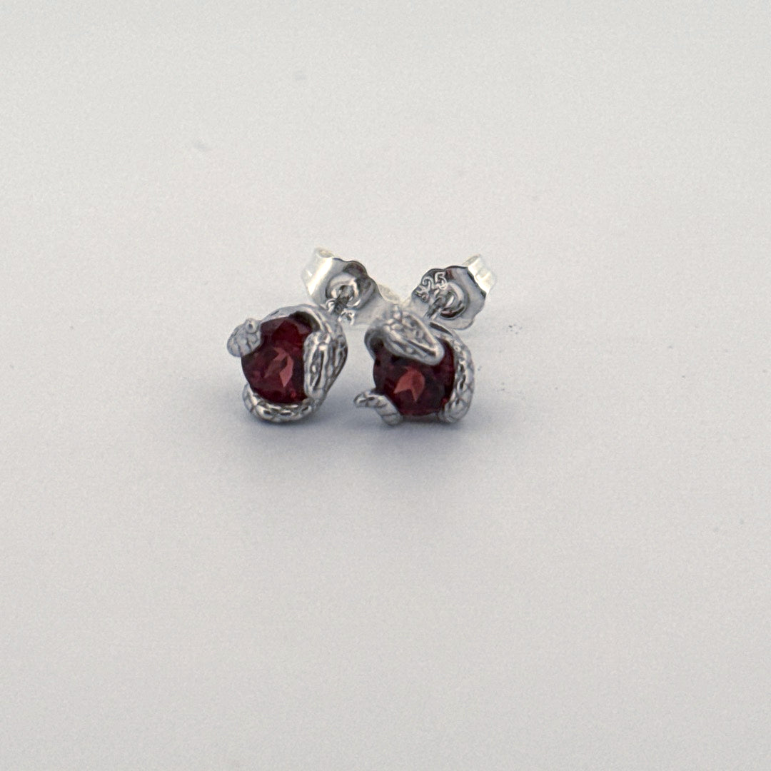 Garnet S925 Earrings