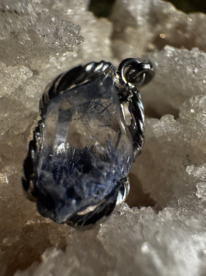 Dumortierite Quartz S925 Certified Necklace