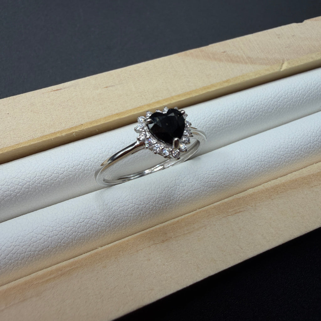 Black Spinel S925 Ring
