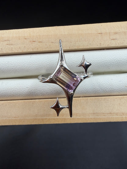Ametrine Signature Star Ring