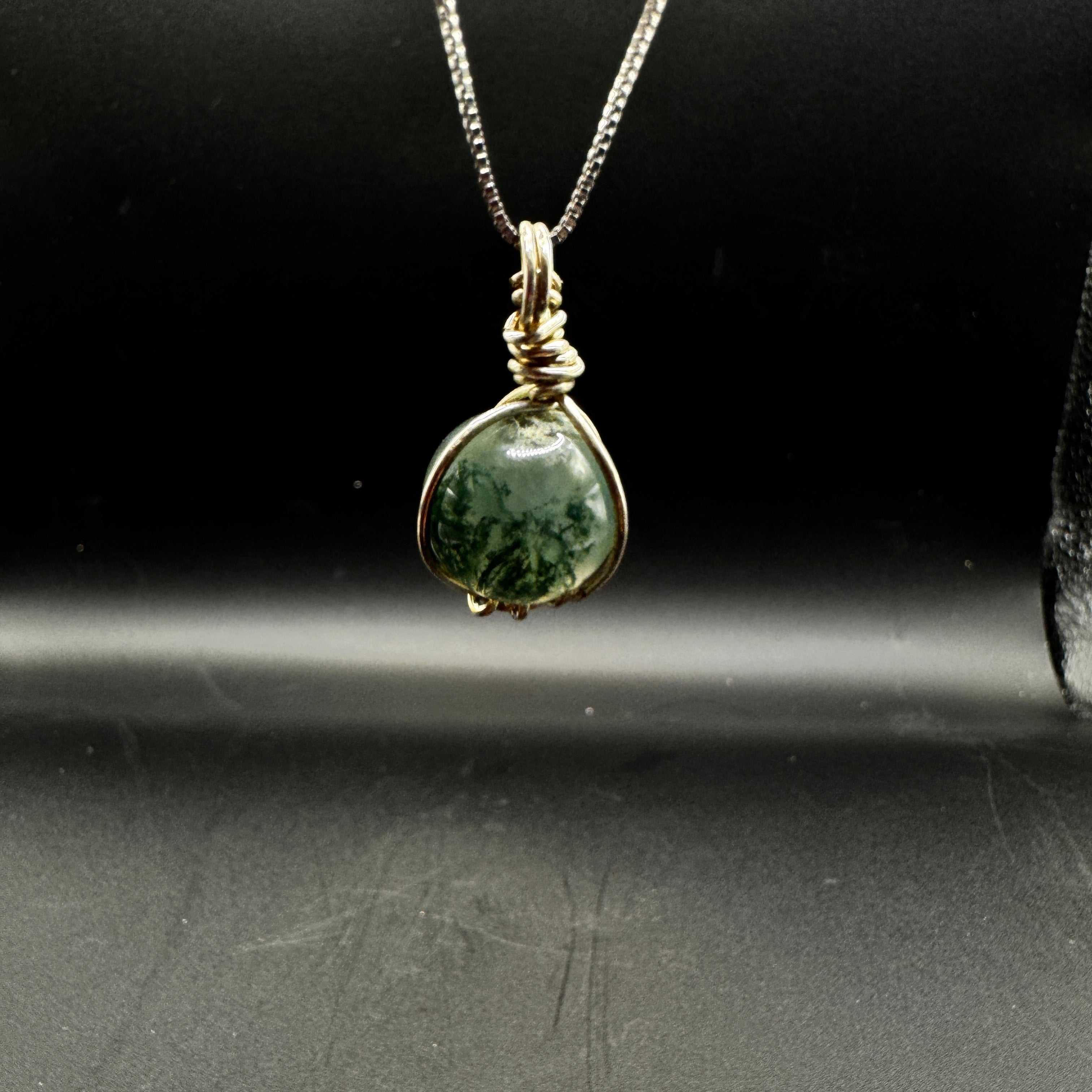 Moss Agate Necklace