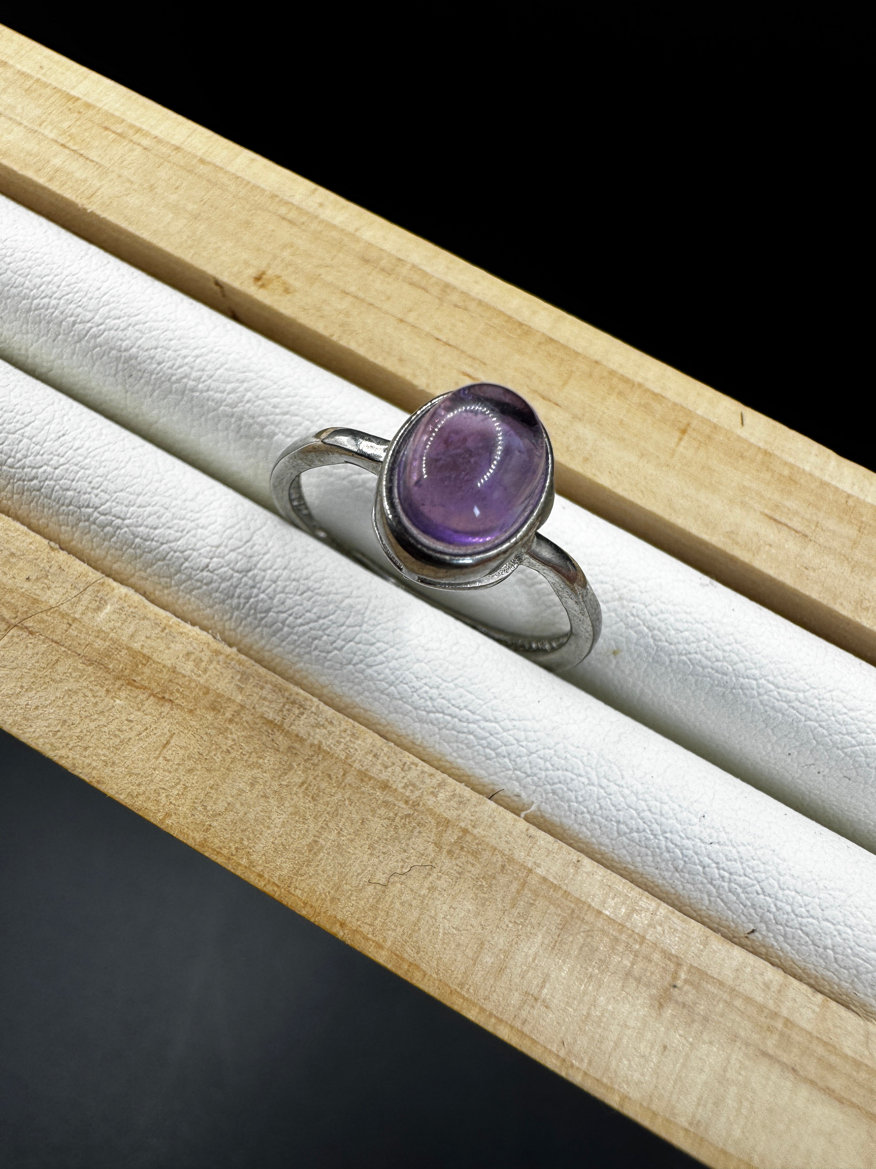 Amethyst S925 Adjustable Ring