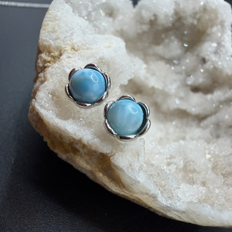 Larimar S925 Earrings