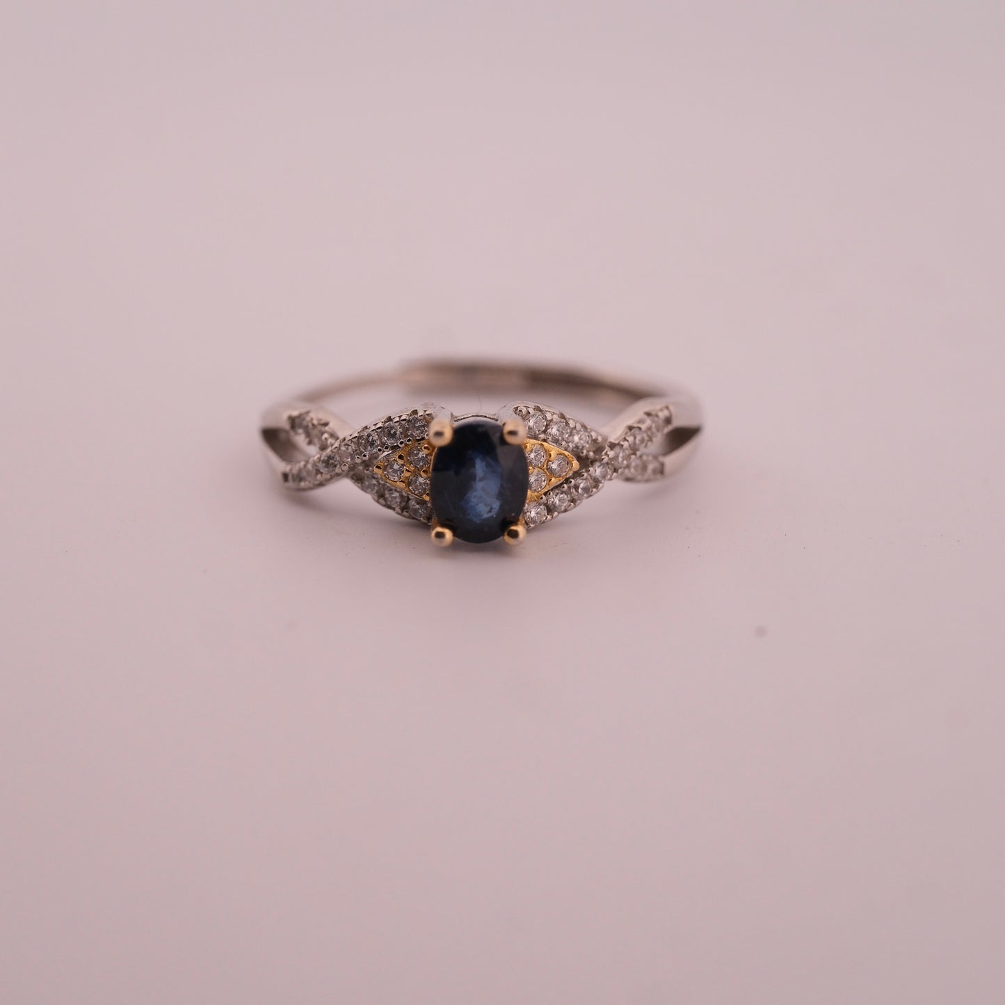 Iolite Eye S925 Adjustable Ring