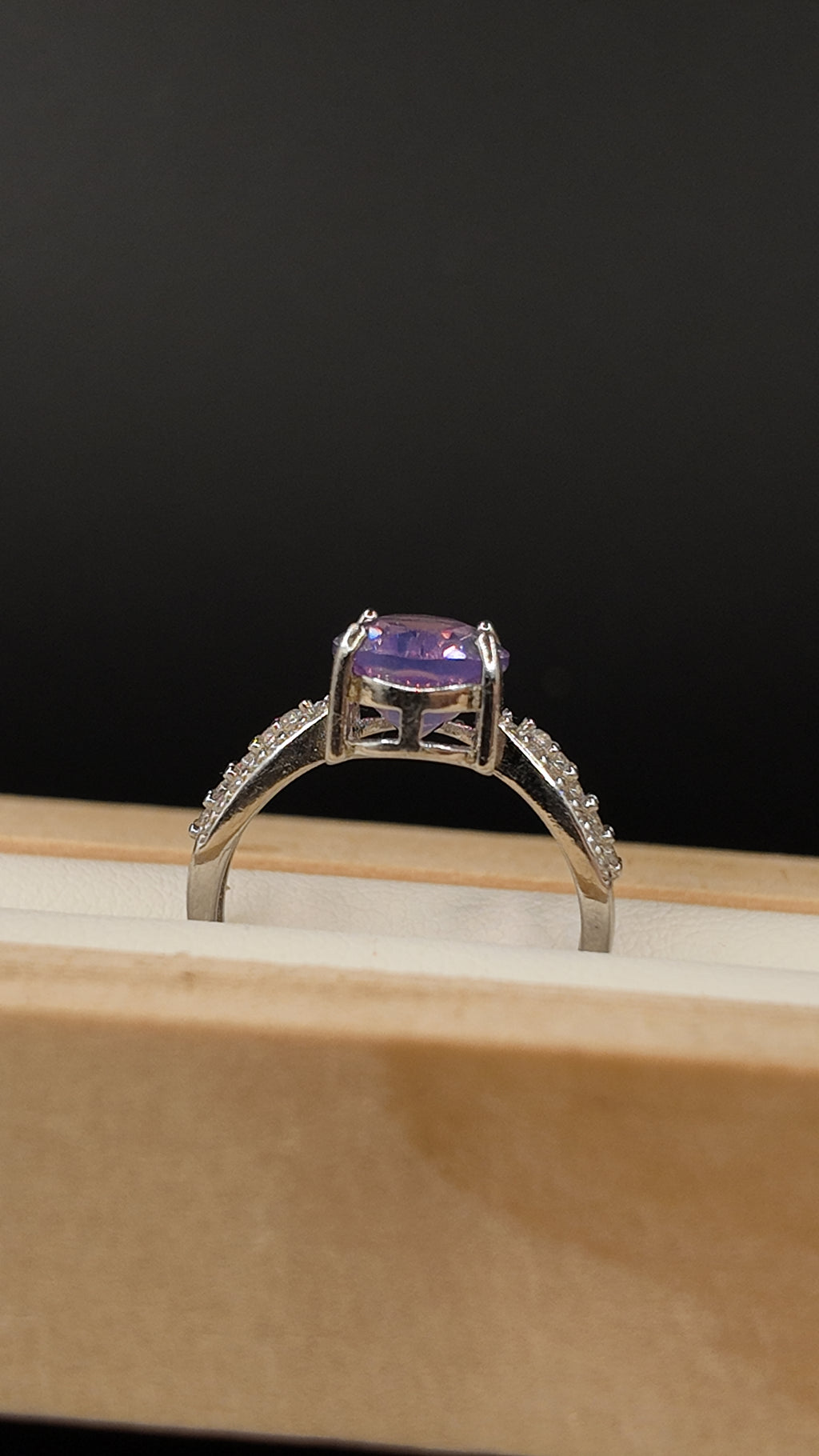 Amethyst Jade Ring