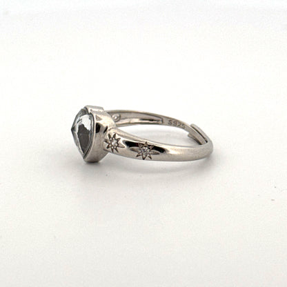 Muonionalusta Heart S925 Adjustable Ring