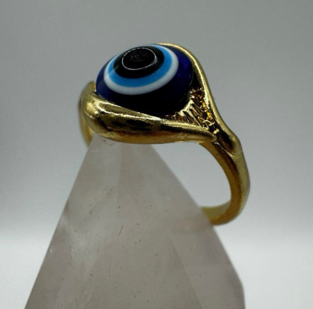 Evil Eye Ring Gold