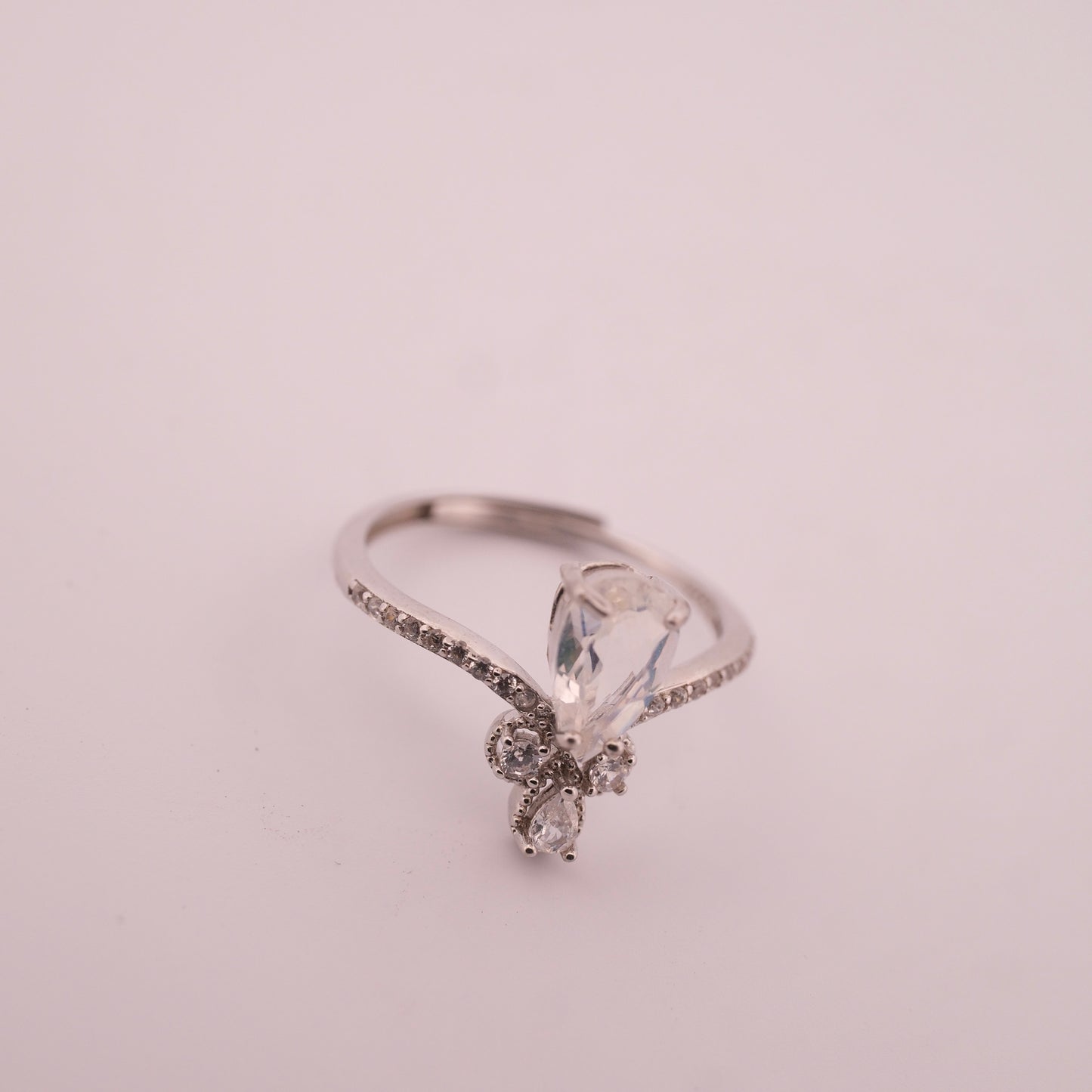 Moonstone S925 Adjustable Ring