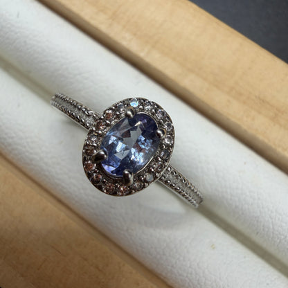 Tanzanite S925 Adjustable Ring