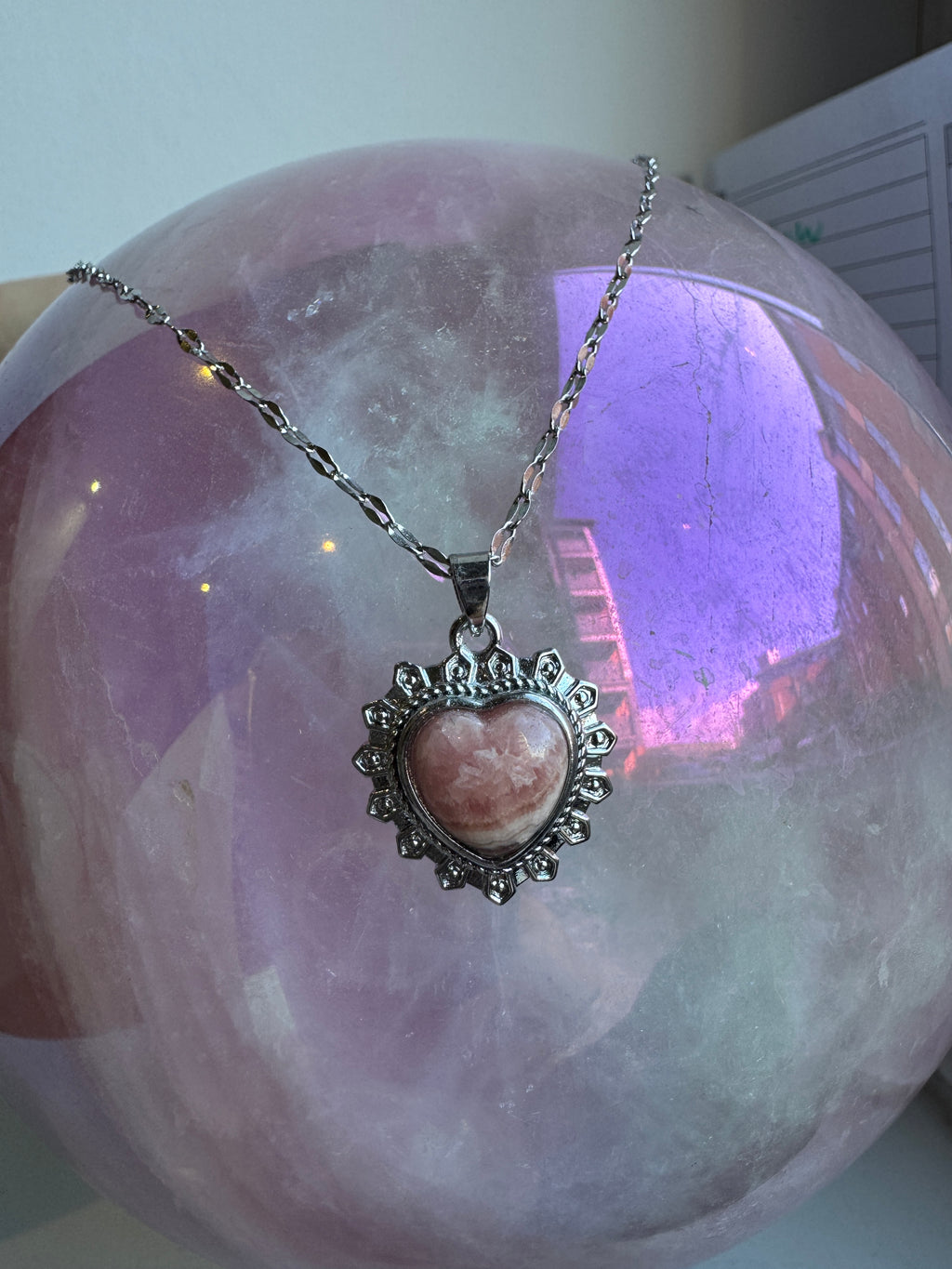 Rhodochrosite Necklace