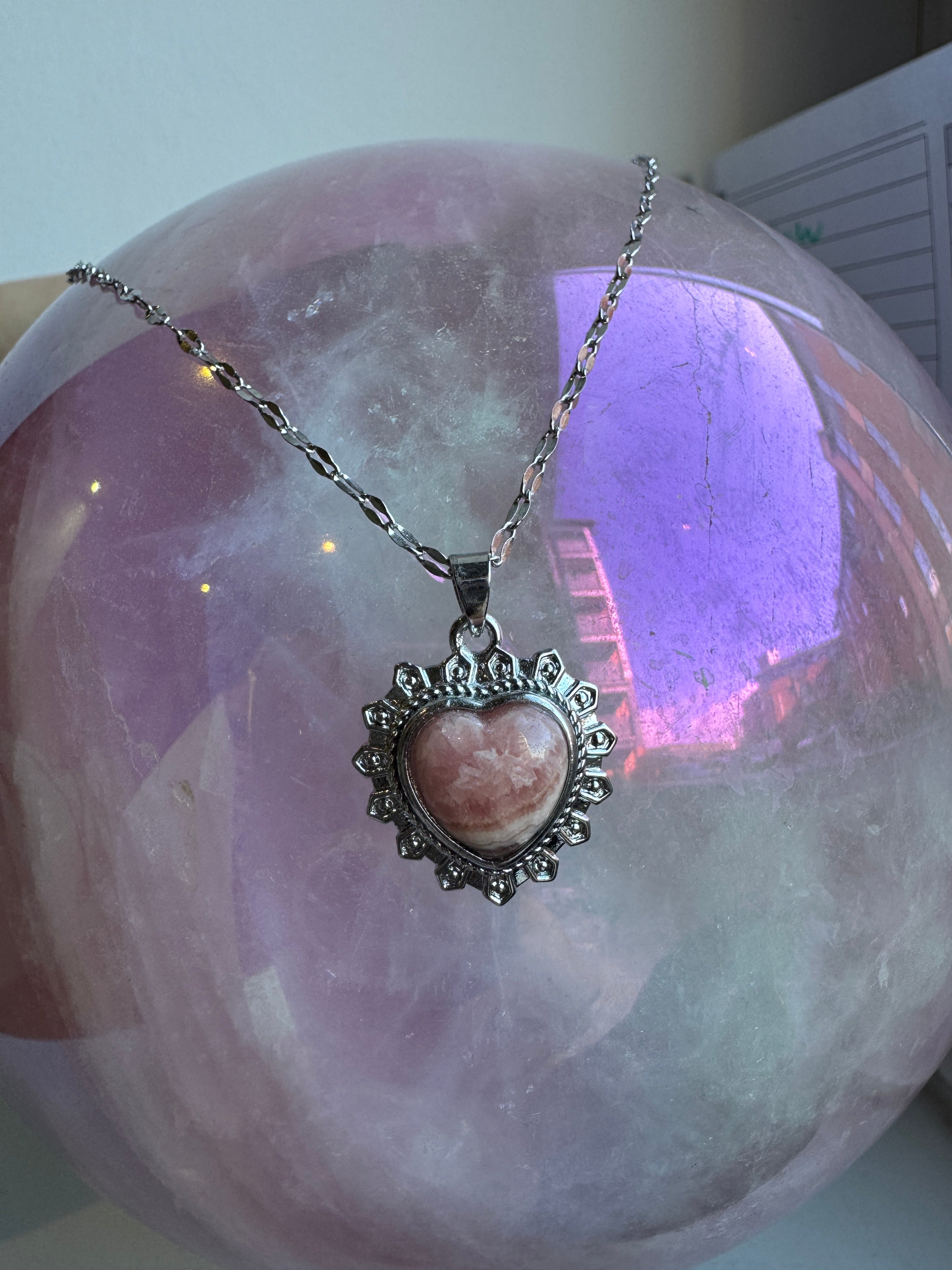 Rhodochrosite Necklace