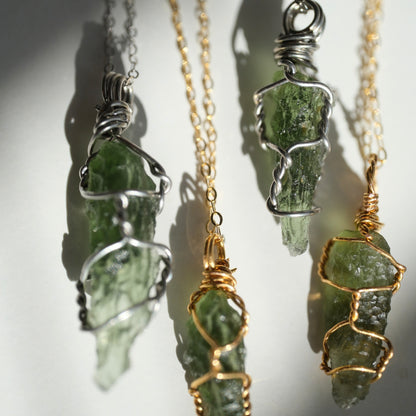 Moldavite Handmade Necklace