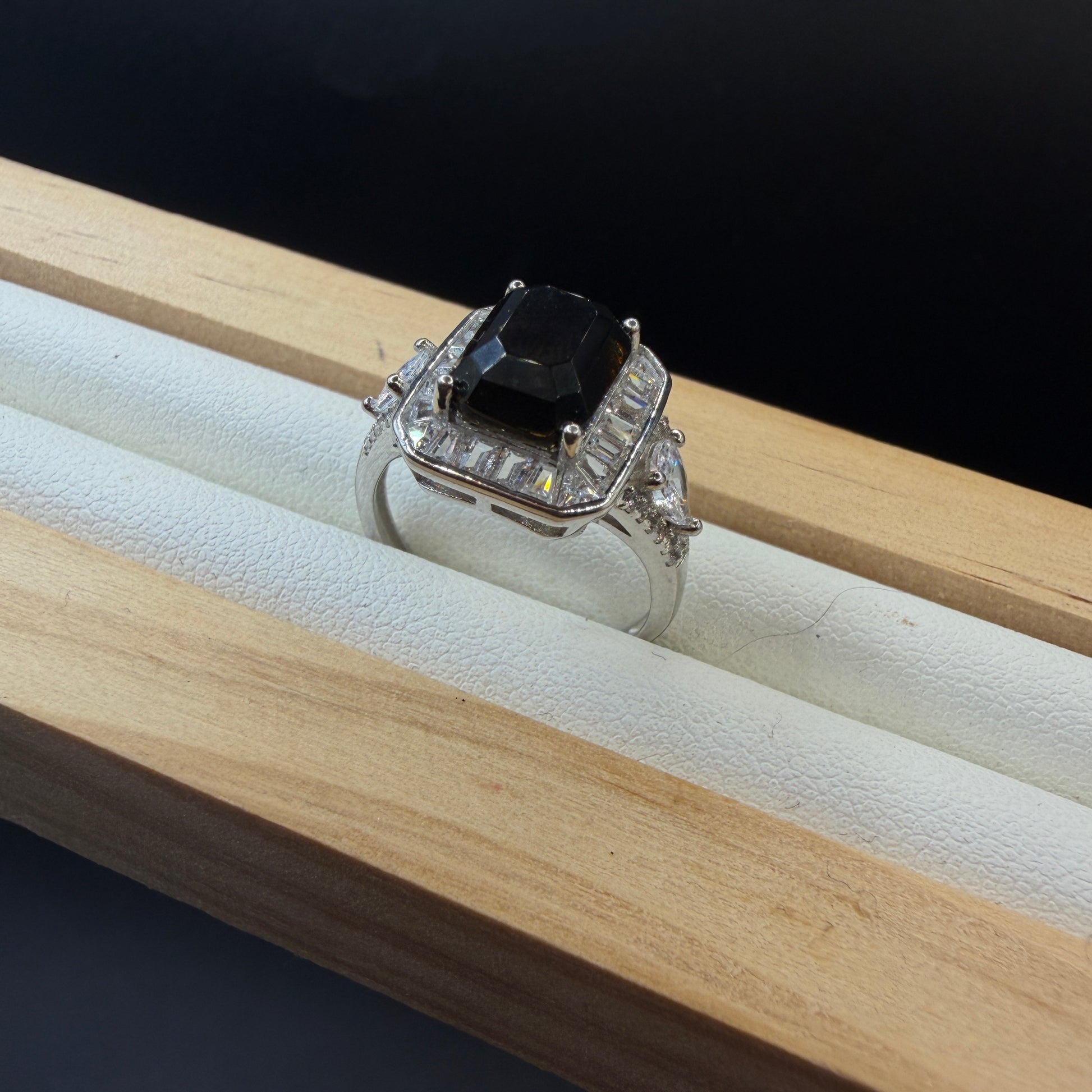 Cintamani Stone Saffordite S925 Certified Ring