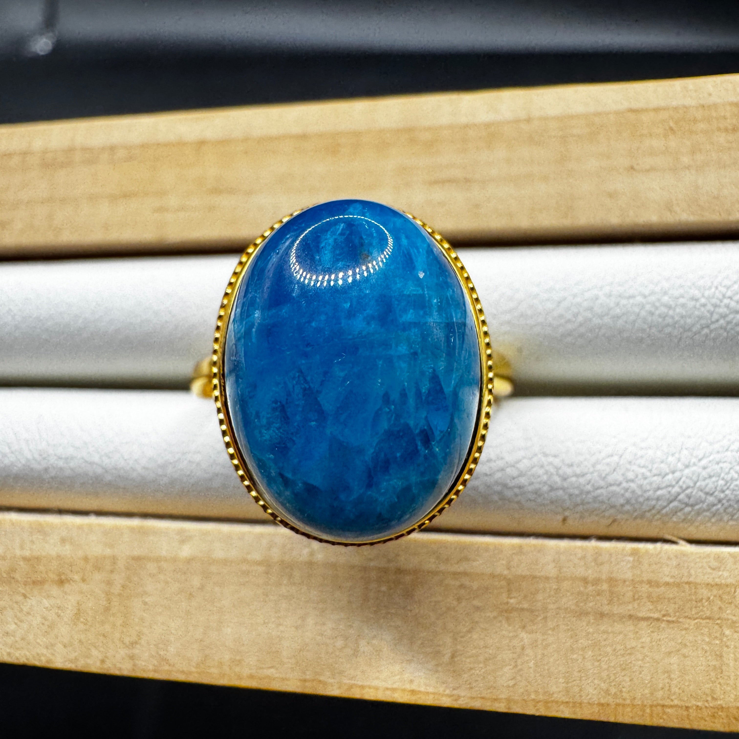 Apatite S925 Adjustable Ring
