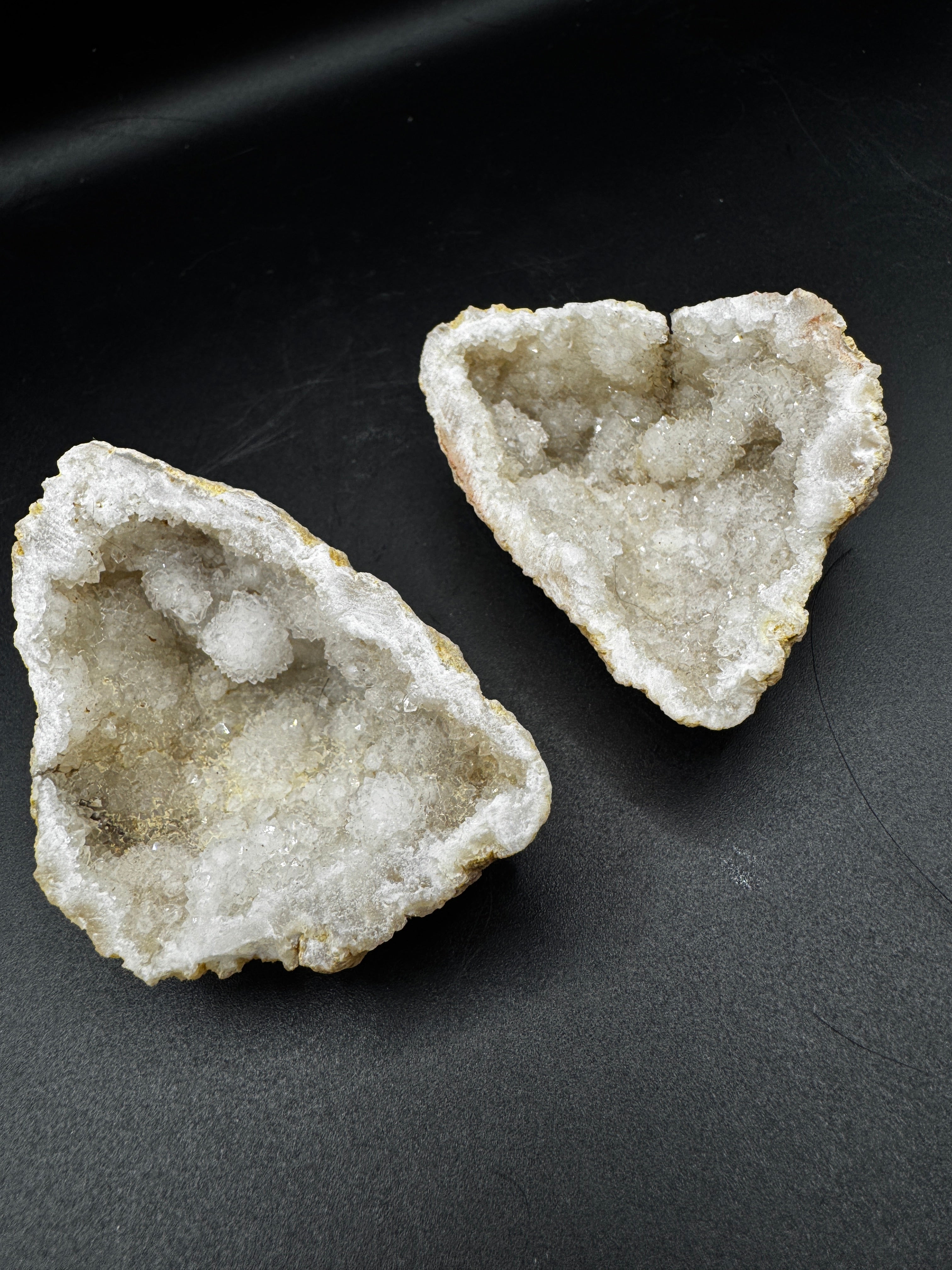 Clear Quartz Cluster Pair