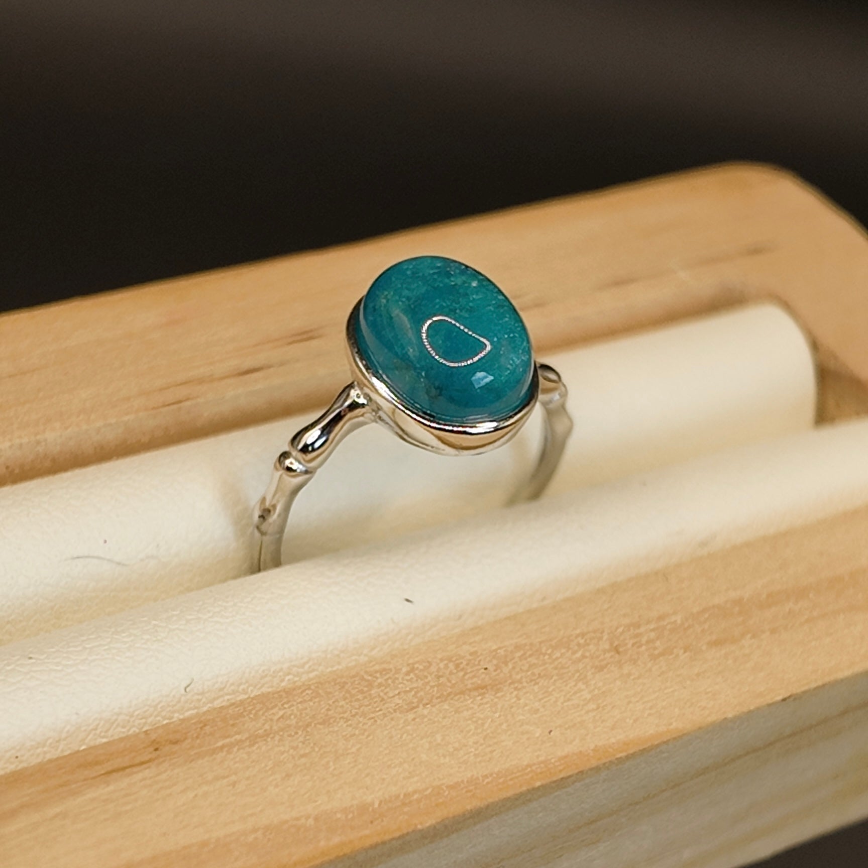 Apatite S925 Adjustable Ring