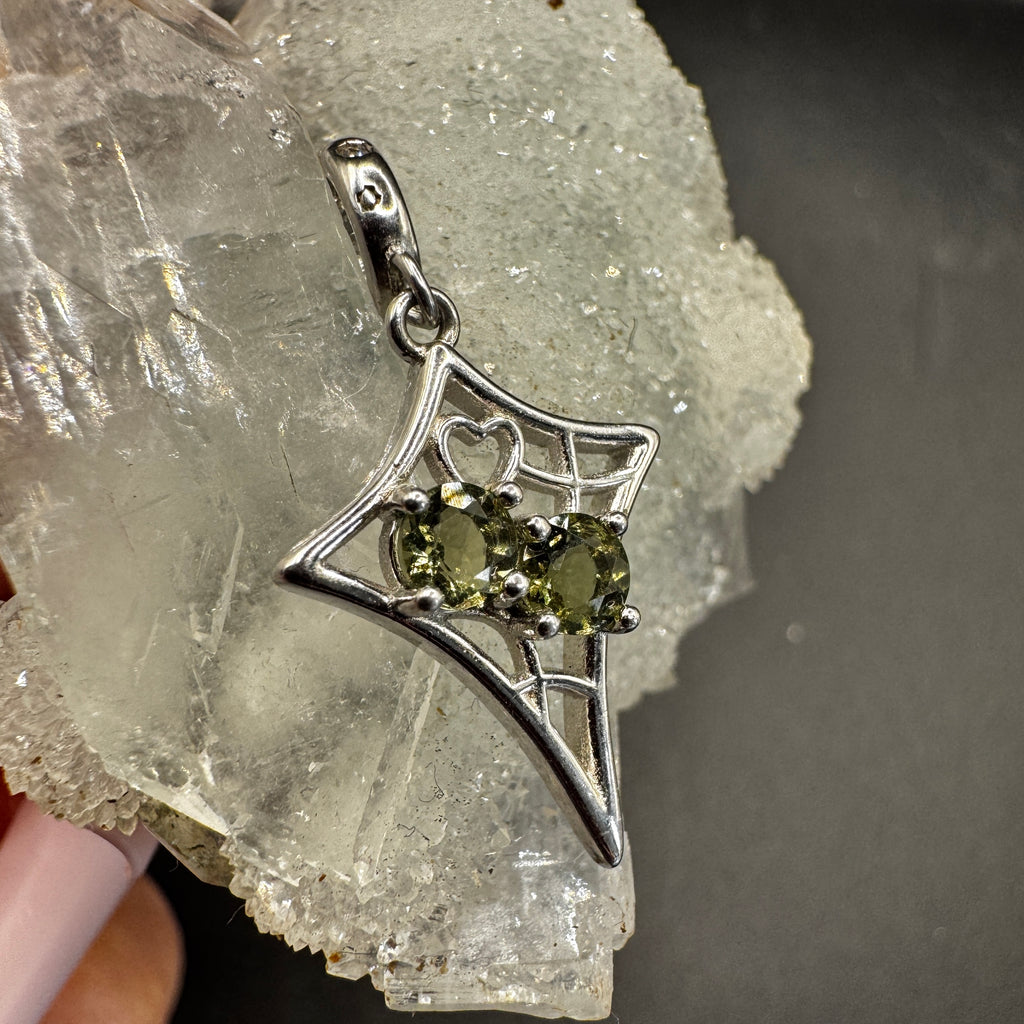 Moldavite Star Necklace