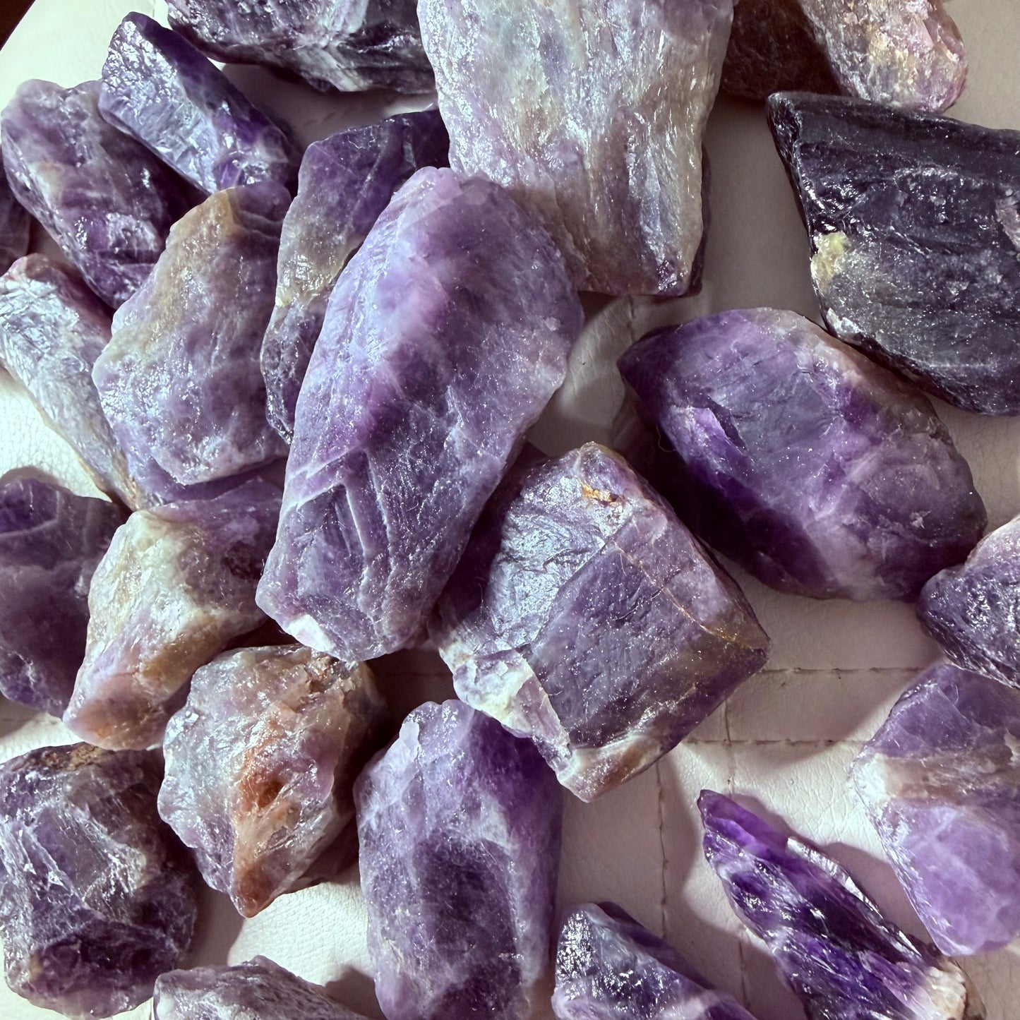 Raw Chevron / Dream Amethyst Chunks