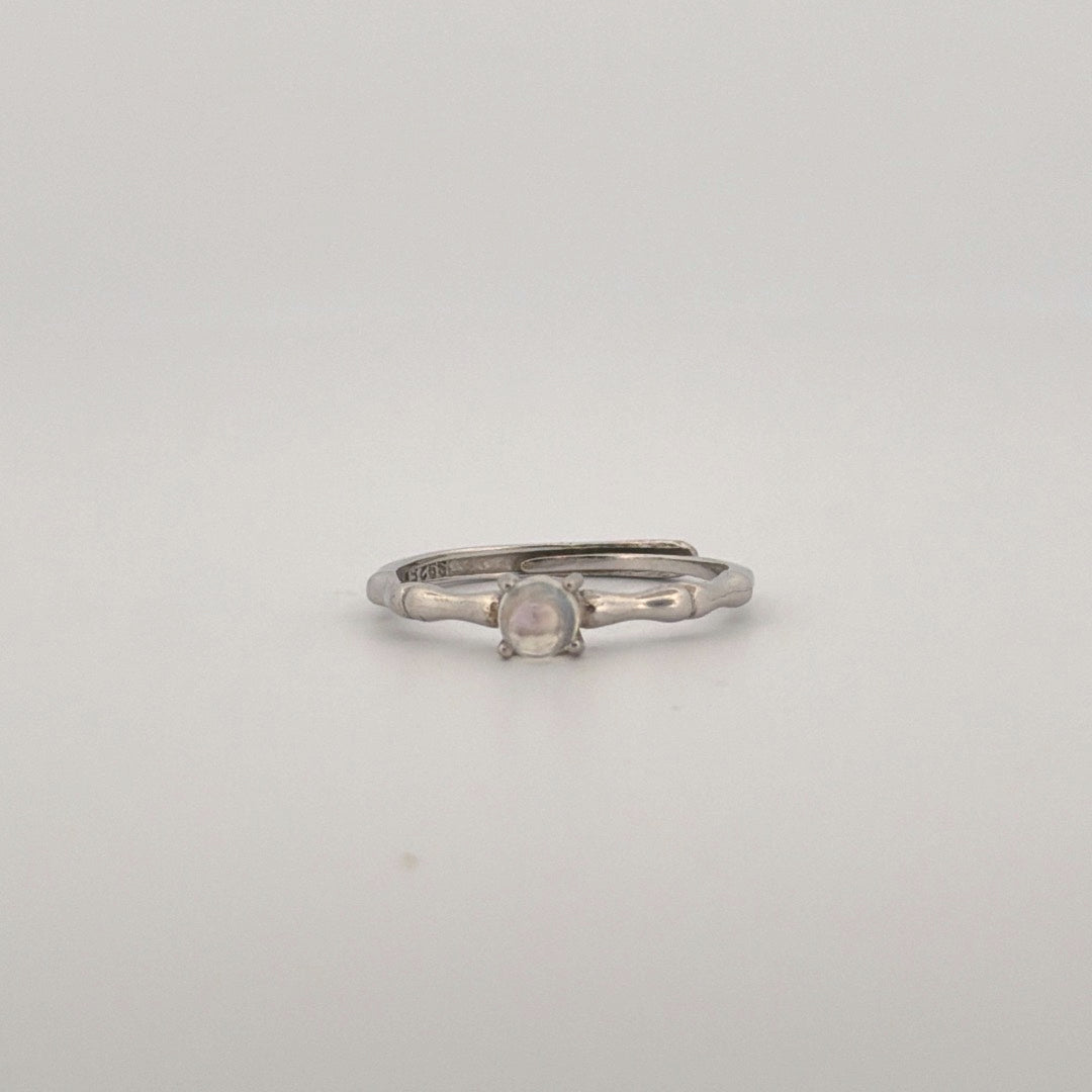 Moonstone S925 Adjustable Ring