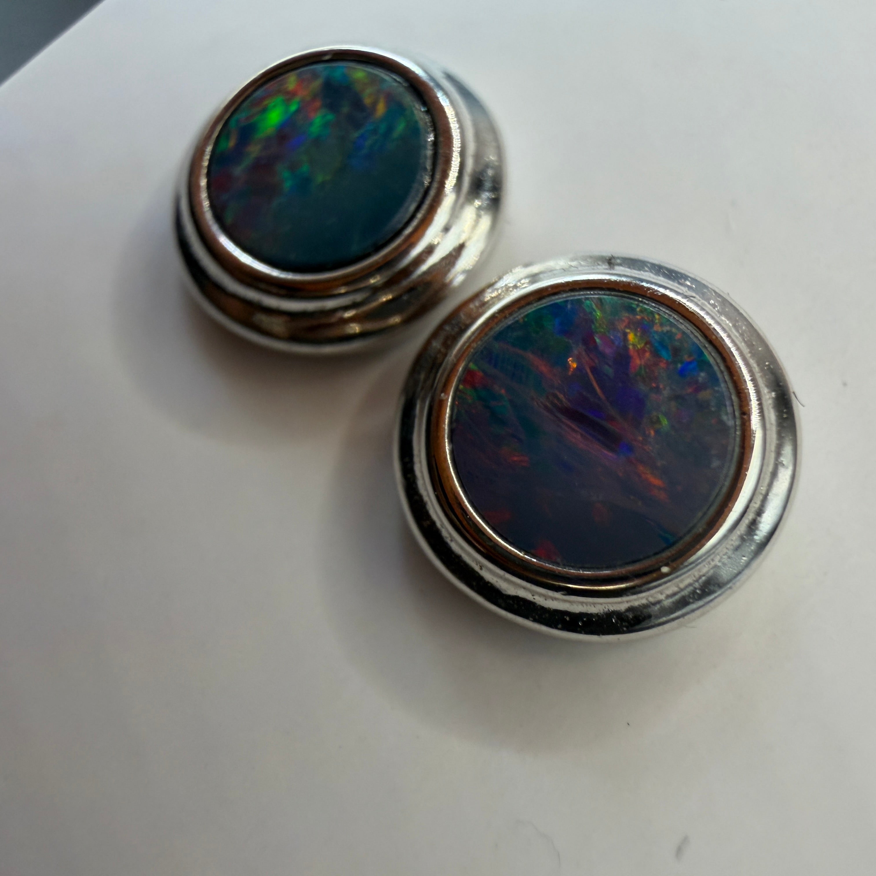 Australian Boulder Opal S925 Earrings