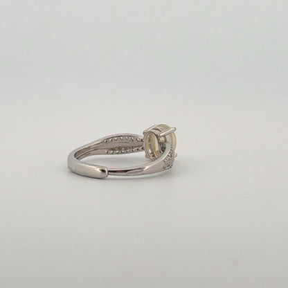 Opal S925 Adjustable Ring