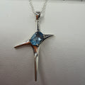 Aquamarine Star S925 Necklace