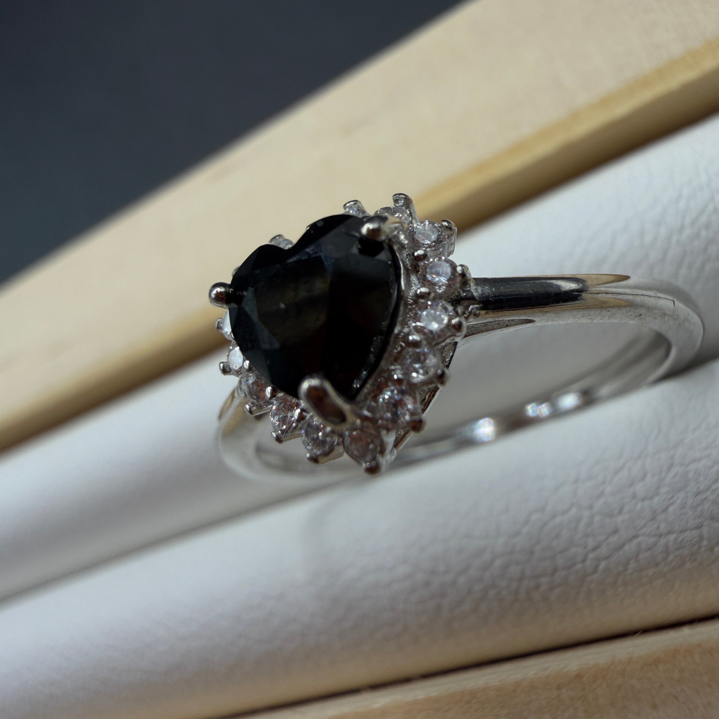 Black Spinel S925 Ring