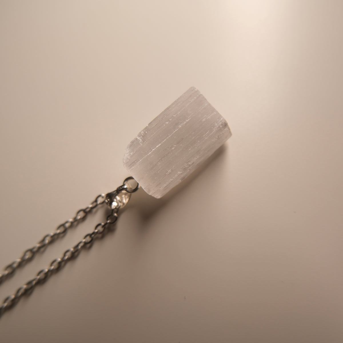 Selenite Necklace