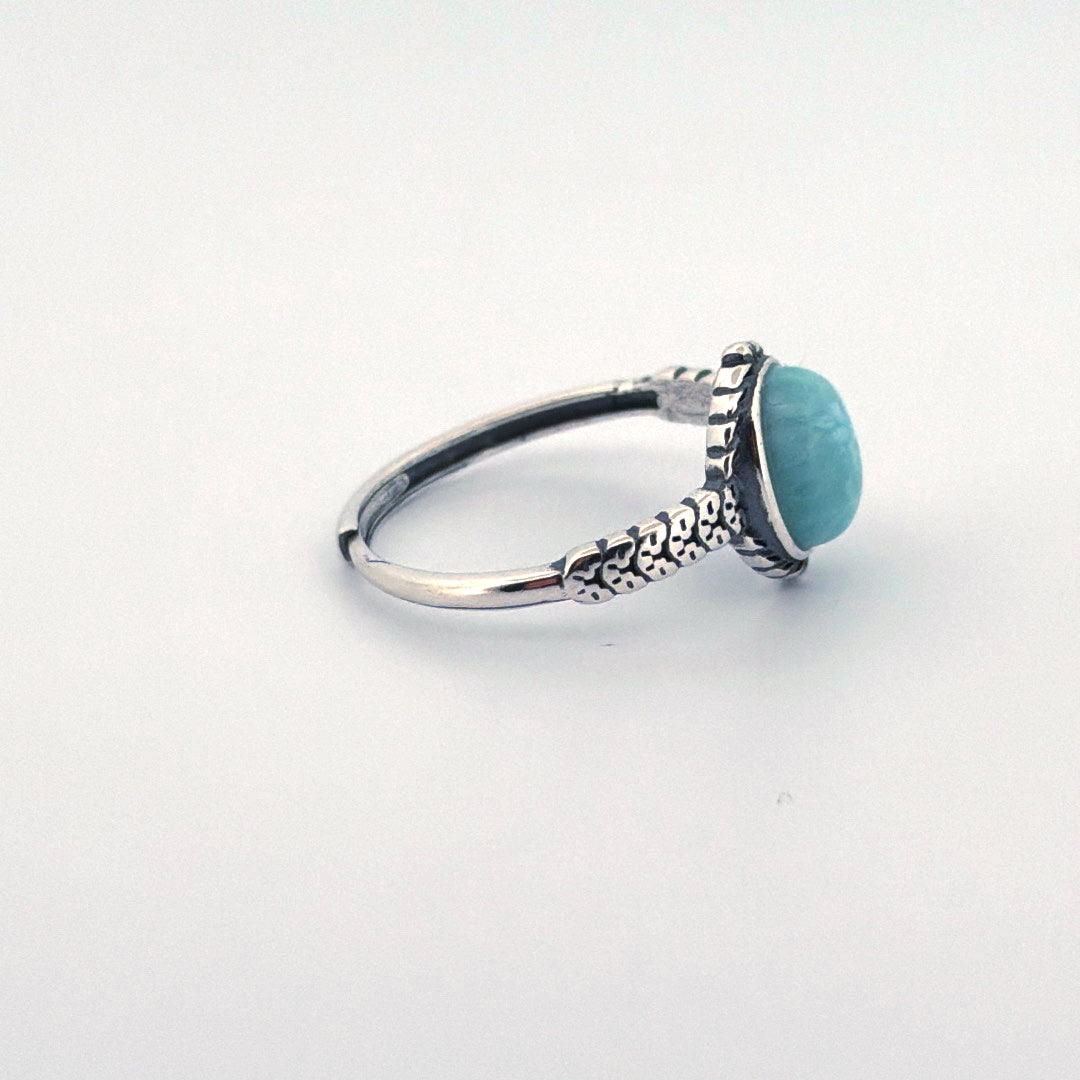 Larimar S925 Adjustable Ring