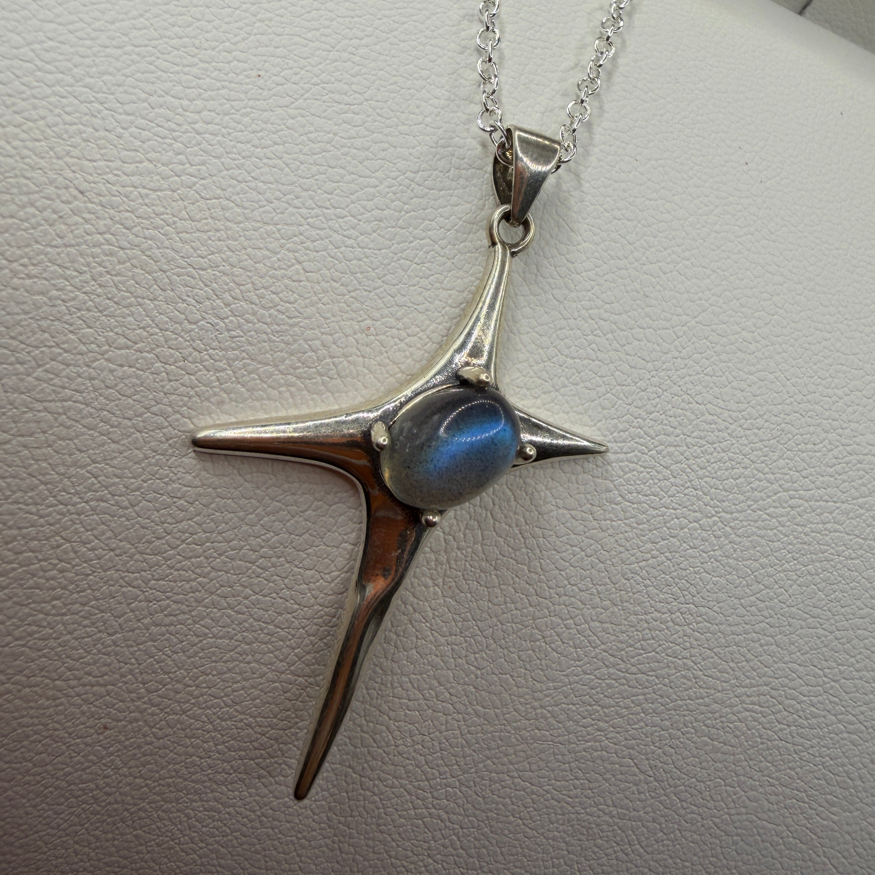 Labradorite Star S925 Necklace