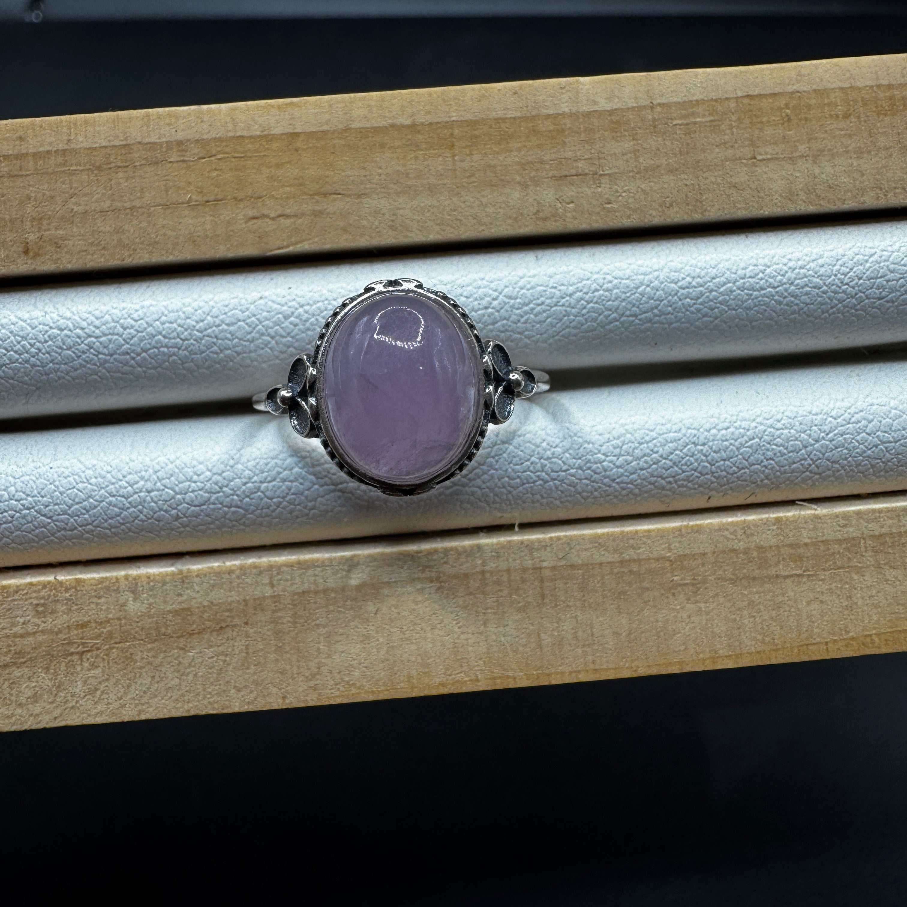 Kunzite S925 Adjustable Ring