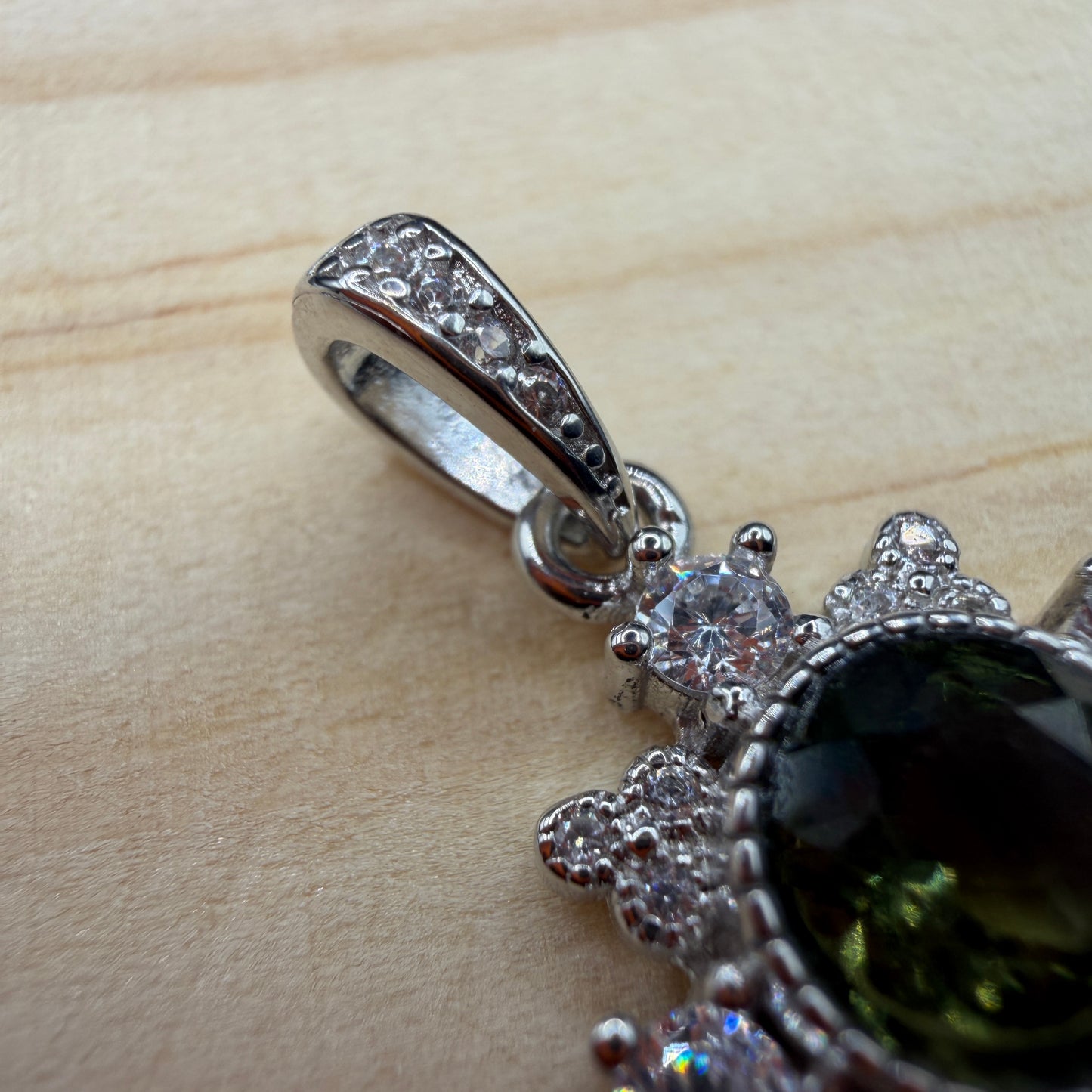 Moldavite S925 Certified Necklace