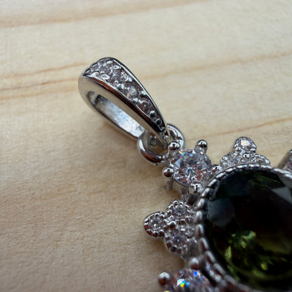 Moldavite S925 Certified Necklace